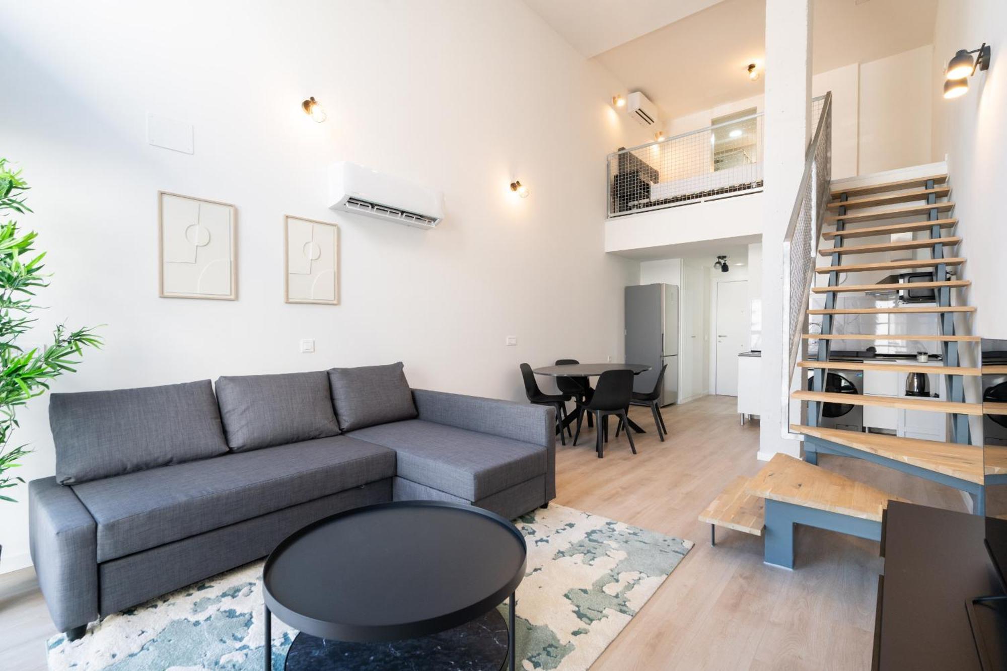 Loft Reformado Industrial Con Garaje Alquiler Temporal Daire Madrid Dış mekan fotoğraf